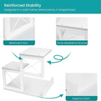 ELITEROO Desk Shelf, Wood Small Bookshelf Desktop Shelves and Organizer - Image 5
