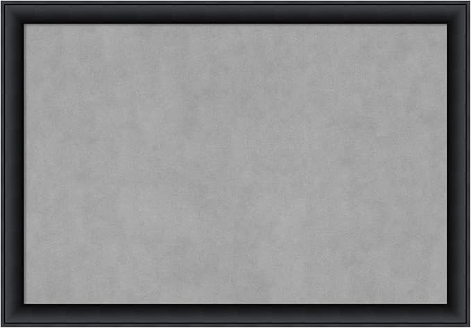 Amanti Art Black Framed Magnetic Board 27x39 Large Vision Board by AmantiArt