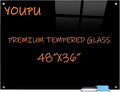Magnetic Glass Writeboard 48"x36" Premium Tempered Dry Erase Boards Wall by YoupuStationery