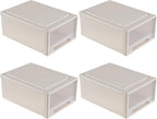 Buyitt 4-Pack 19 Quart Stacking Drawer, Stackable Modular Plastic Drawers - Image 7