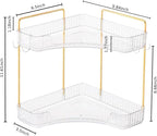 Trdongxu 2-Tier Corner Bathroom Organizer Countertop - Image 2