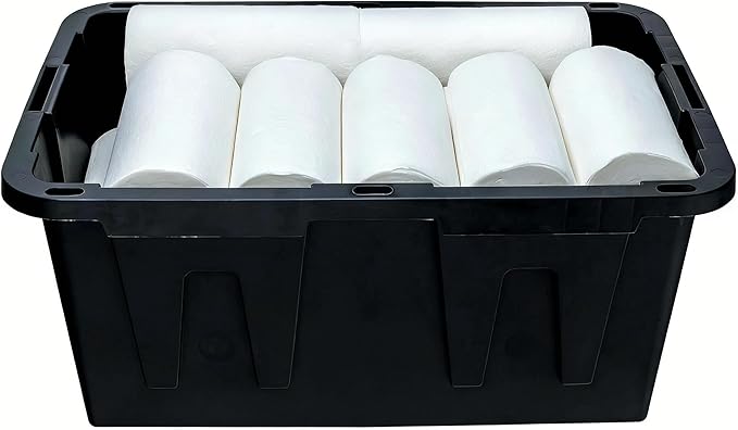 4-Pack Heavy Duty 27 Gallon Plastic Storage Bins - Image 4