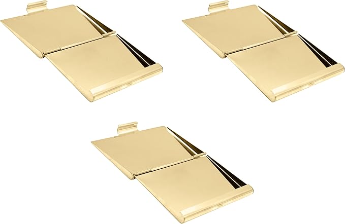 Stephanie Imports Set of 3 Slim & Minimalist Metal Business Card Holder Unisex - Image 2