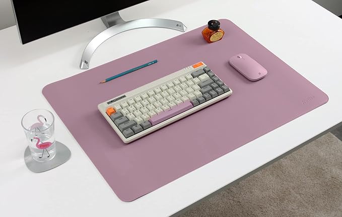 NODITO Dual-Sided Leather Desk Pad, Blotter by Nodito
