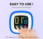 CREAVIVA Digital Kitchen Timer, Protective Rubber case, Large Display - Image 3
