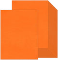 Orange Construction Paper 100 Sheets 80lb Cardstock Paper 8.5 x 11, Goefun by Goefun