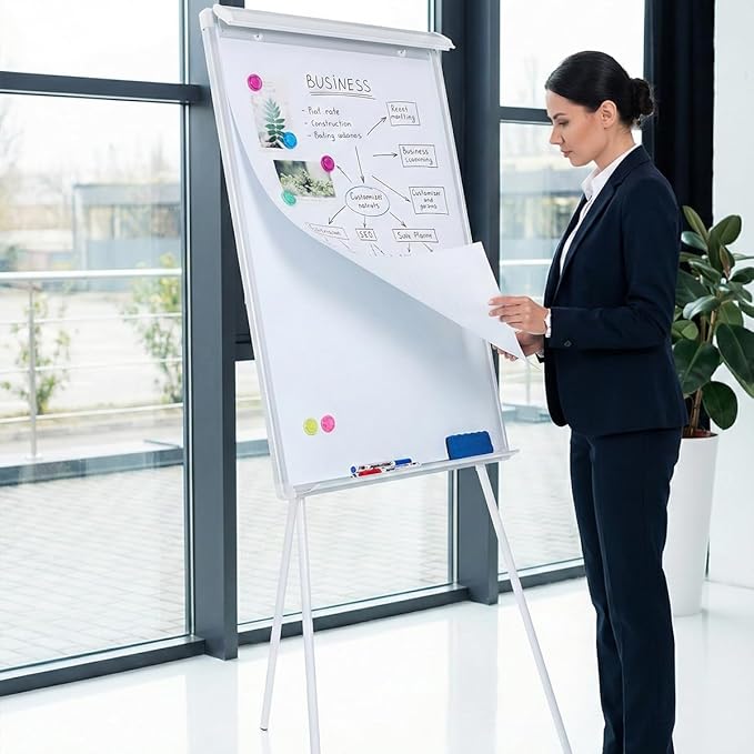 Magnetic Whiteboard Easel Tripod Stand 40 x 28 Inch - Image 5