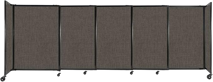 Versare Straightwall Sliding Portable Wall Partition | Freestanding Office by VERSARE