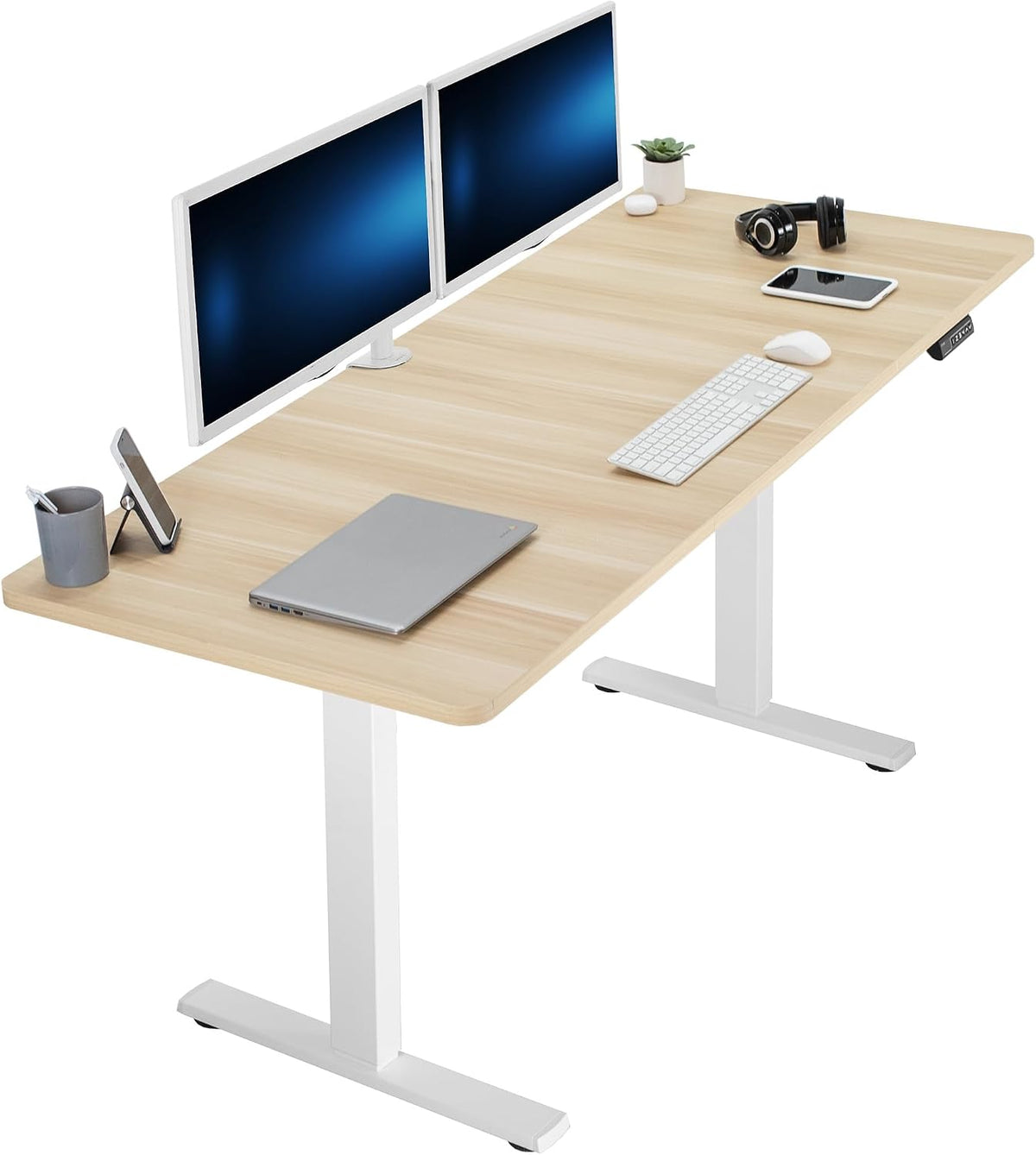 VIVO Electric 71 x 30 in Standing Desk, Memory Height Adjustment, 1B Series