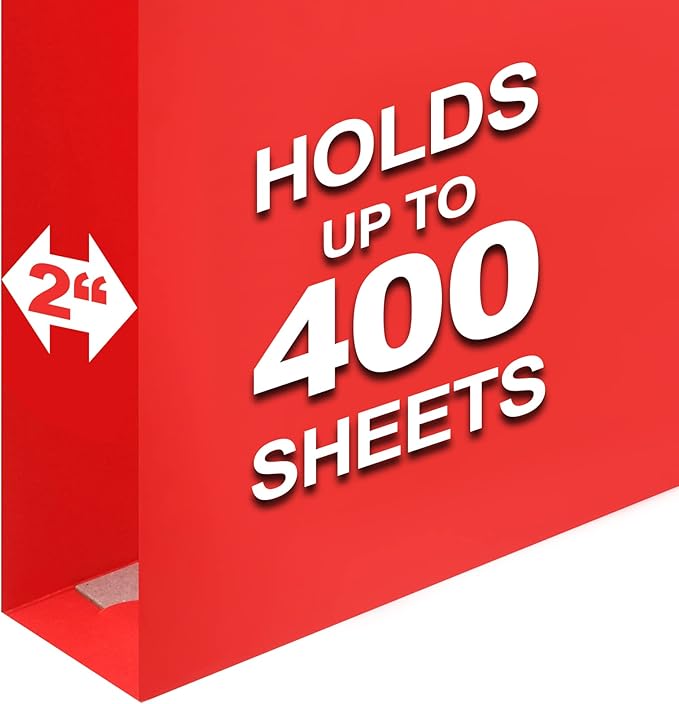HERKKA Extra Capacity Legal Size Hanging File Folders, 30 Pack Reinforced Legal - Image 4