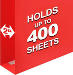 HERKKA Extra Capacity Legal Size Hanging File Folders, 30 Pack Reinforced Legal - Image 4