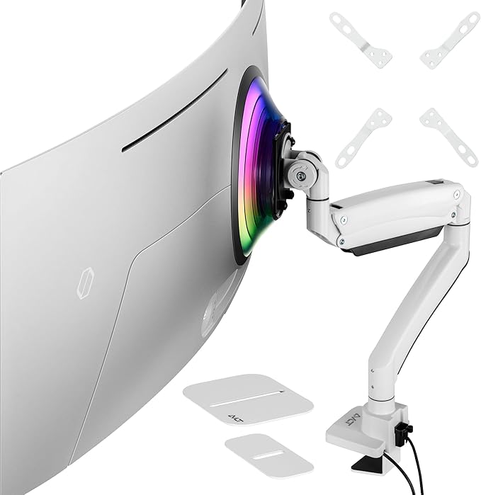AVLT Single 17"-57" Super Ultrawide Monitor Arm by AVLT-USA
