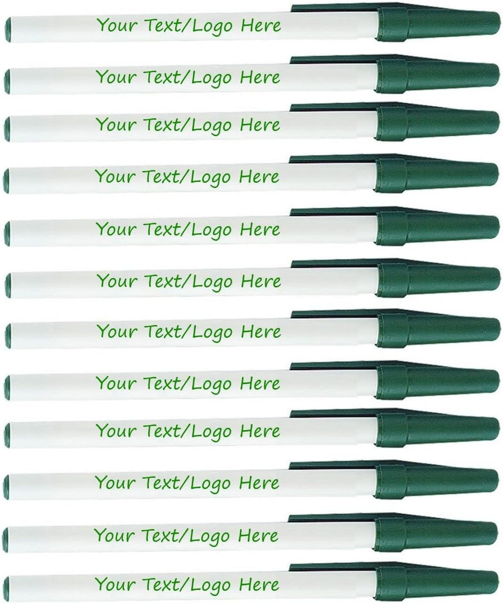 Personalized Stick Pens With your Custom Logo or Text-500 Pack Bulk-for