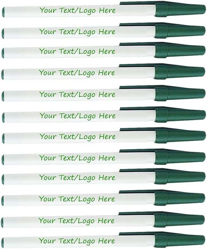 Personalized Stick Pens With your Custom Logo or Text-500 Pack Bulk-for by Sypen
