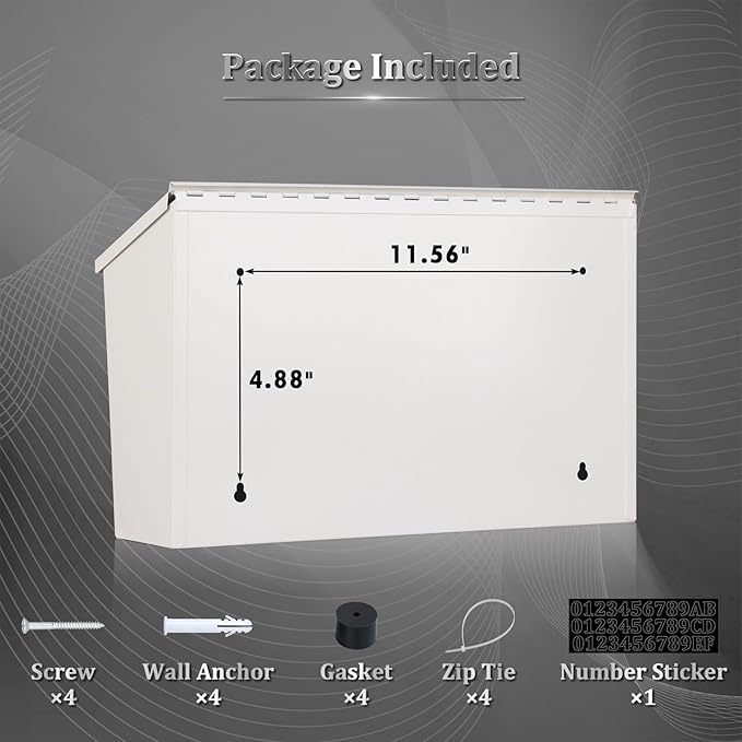 Dalmbox Wall-Mount Mailbox Large Mailbox - Image 7
