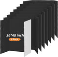Henoyso 8 Pcs 36 x 48 Inch Black Trifold Poster Board Large Tri Fold by Henoyso