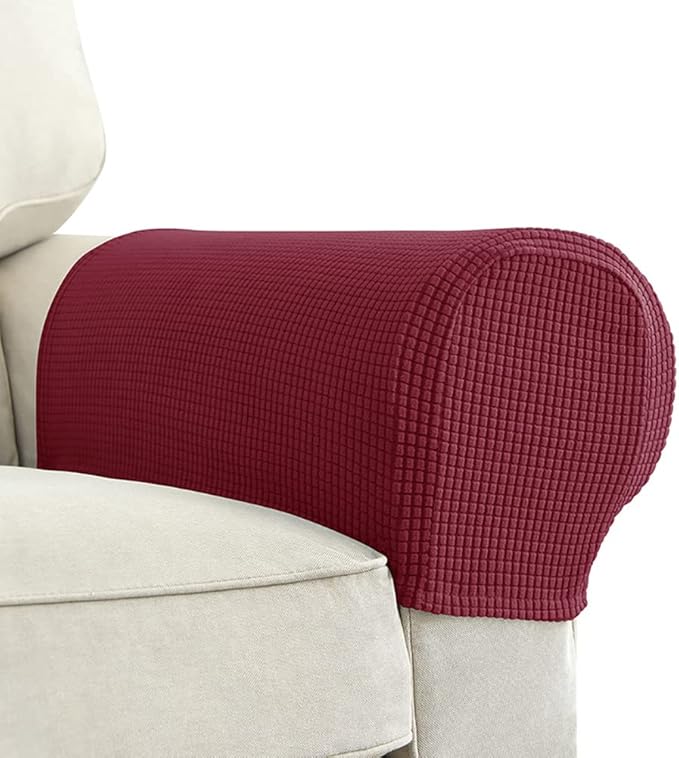 Chaexii Premium Polyester Sofa Arm Cover, Scratch Resistant Protector Covers by Chaexii
