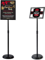 VAIIGO 8.5 x 11 Inch Adjustable Pedestal Sign Poster Stand, Heavy Duty Floor by VAIIGO
