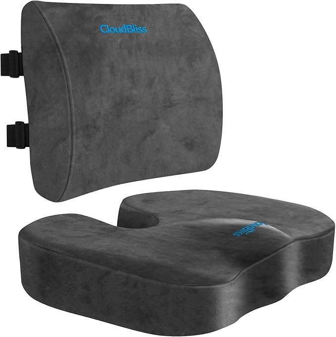 CloudBliss Seat Cushion, Office Chair Cushions, Car Seat Cushion, Lumbar by CloudBliss