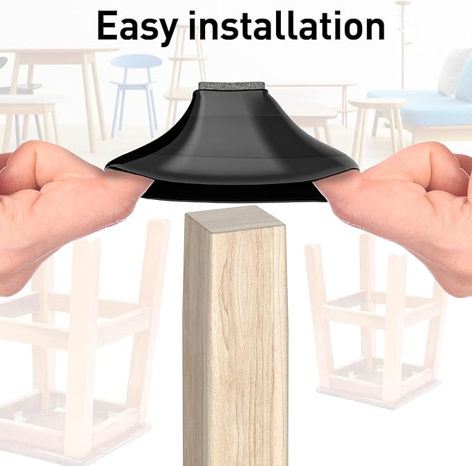 Square Chair Leg Protectors for Hardwood Floors - Image 5