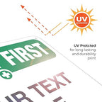 Custom Safety First Sign, OSHA Sign, 10x7 Inches, Rust Free .040 Aluminum - Image 7