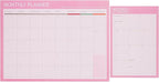 Didiseaon 2pcs Weekly and Monthly Schedule Notepad Undated Planner by Didiseaon