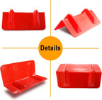 ENJ 20 Pack Flatbed Edge Protectors for Cargo Loads Corner Protectors Flatbed Used Together with Webbing to Protect Cargo, Red | Corner Protectors Flatbed Used Together with Webbing to Protect Cargo, Red