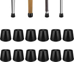 VOCOMO 1-1/4” Round Rubber Chair Leg Tips Caps, Chair Leg Floor Protectors by VOCOMO