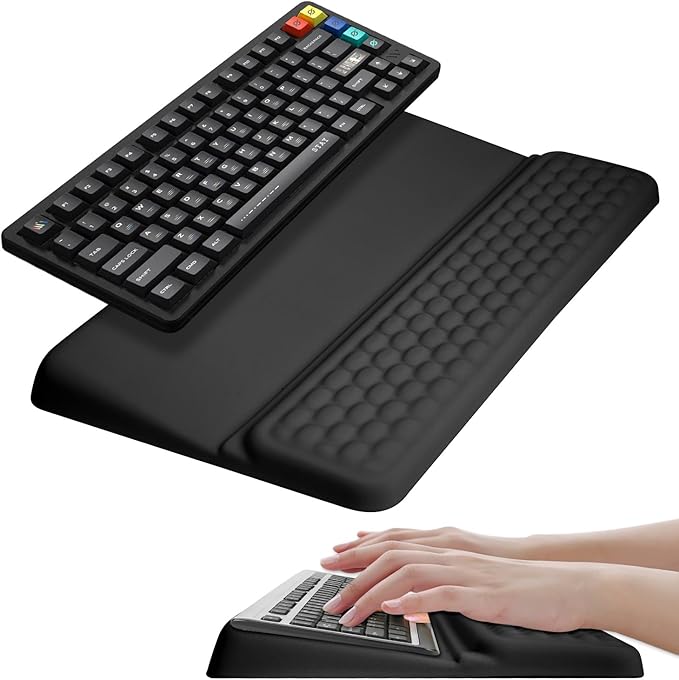 Ergonomic Keyboard Riser Holder Lifter Tray Computer Wrist Support Pad by NOVEMBER+SPRING
