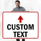 Custom Arrow, Custom Directional Sign, Up Arrow, 36x48 Inches, Rust Free DiBound - Image 2
