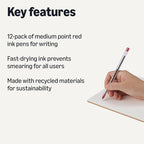 Amazon Basics Ballpoint Pens, 12 Pack - Image 2