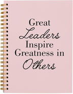 OXW Blush Notebooks for Work, Employee Appreciation Gifts, Leadership Gifts by Unknown