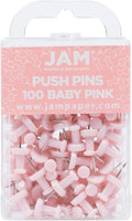 JAM PAPER Colorful Push Pins by JAMPaper