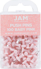 JAM PAPER Colorful Push Pins by JAMPaper