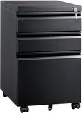 mount-it! 3 drawer file cabinet with lock and, main product view