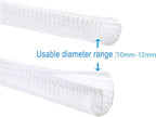 QCSIW 25ft – 3/8 inch White Split Wire Loom Tubing Cord Protector Cable Sleeve - Image 8