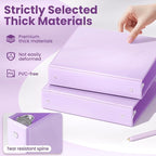 SUNEE 3 Ring Binder 1.5 Inch 1 Pack - Image 4