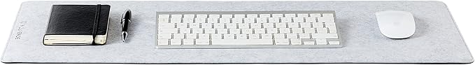Wolvende Premium Felt Desk Mat | Small 12" x 27.5" | Multifunctional Desk Pad - Image 3