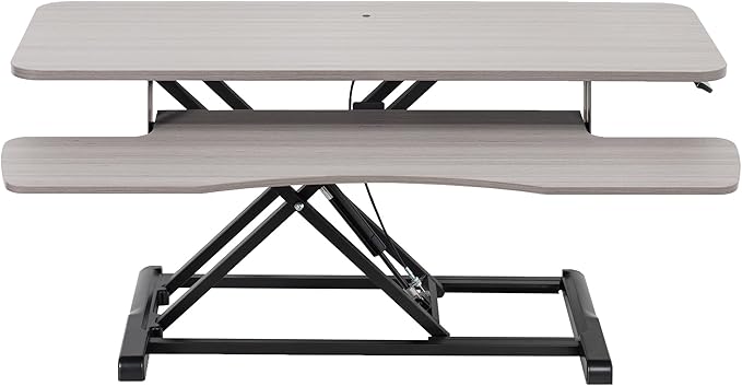 VIVO 42 inch Desk Converter, K Series, Height Adjustable Sit to Stand Riser by VIVO