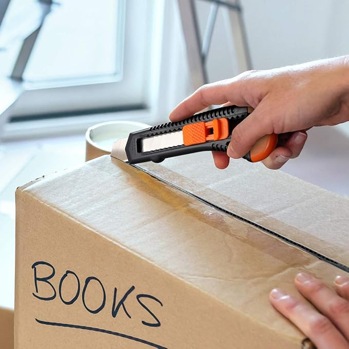 REXBETI 12-Pack Utility Knife, Retractable Box Cutter - Image 6