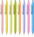 Piochoo Gel Pens, 8 Pack Fine Point Black Ink Smooth Writing Ink Pen, by Piochoo