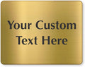 SmartSign Custom Brass Sign by SmartSign