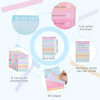 300 Sheets to Do List Notepad Daily Checklist Sticky Notes Cute Undated Memo - Image 2