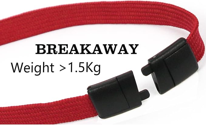 Bird Fiy Lanyards Safety Red Lanyards Neck Flat Premium Breakaway Badge Lanyard - Image 3