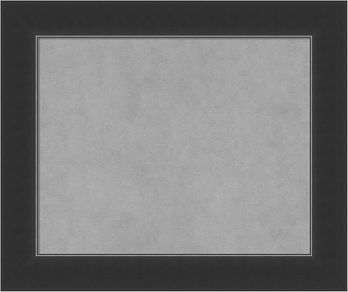 Amanti Art Black Framed Magnetic Board 21x25 Small Vision Board by AmantiArt
