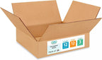 Medium Moving & Shipping Boxes 12"L x 12"W x 3"H