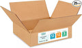 Medium Moving & Shipping Boxes 12"L x 12"W x 3"H by IDLPackaging