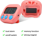 Weewooday 12 Pcs Digital Kitchen Magnetic Timer Bulk Classroom Count up - Image 3