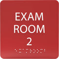6" X6" Exam Room 2 Sign by ADACentralSigns