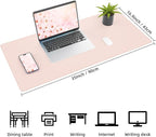 Leather Desk pad Protector, Large Desk mat - Image 2